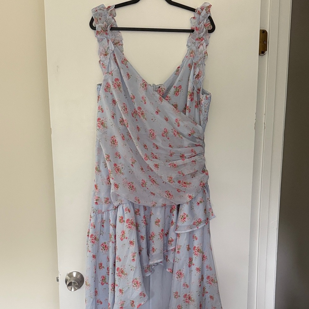 Abercrombie & Fitch Blue Floral Dress